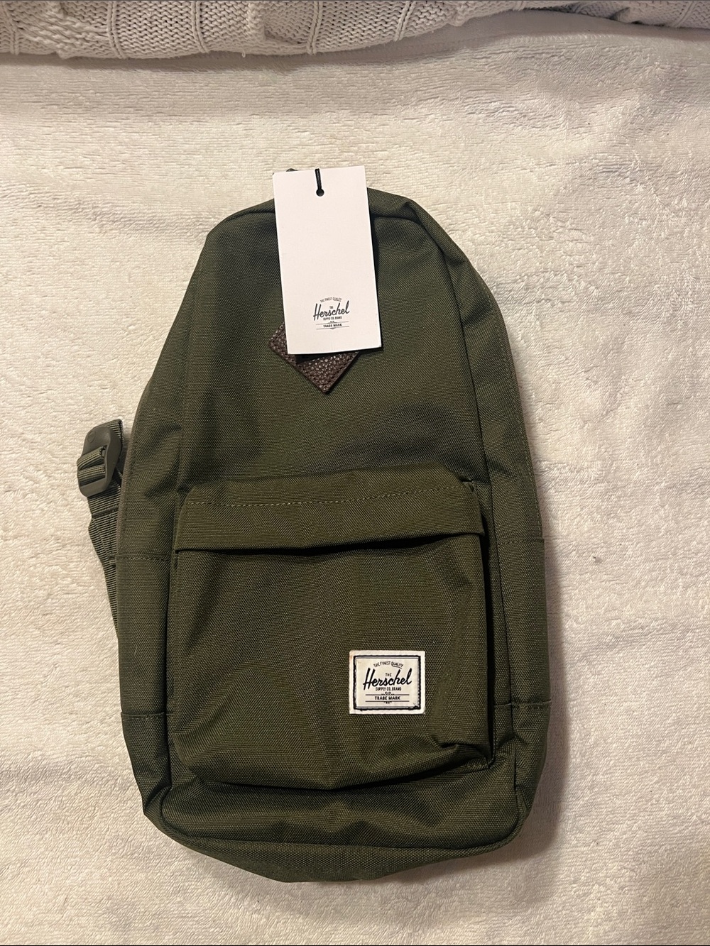 Herschel Supply Company Ivy Green Cross Body Bag with Front Pocket